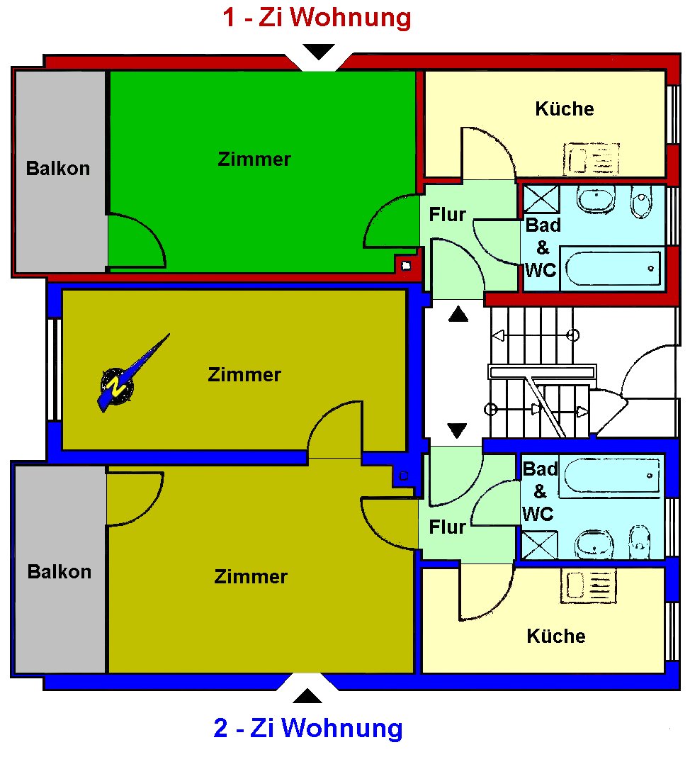 Grundriss Wohnung